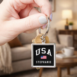 Verenigde Staten Patriottische Onafhankelijkheidsd Sleutelhanger