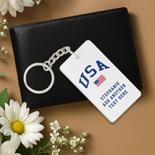 Verenigde Staten Patriottische Onafhankelijkheidsd Sleutelhanger