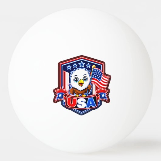 Verenigde Staten Pingpongbal (Voorkant)