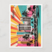 Verenigde Staten Pop Art Travel Illustration Briefkaart (Voorkant)