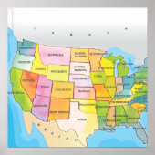 Verenigde Staten Poster (Voorkant)