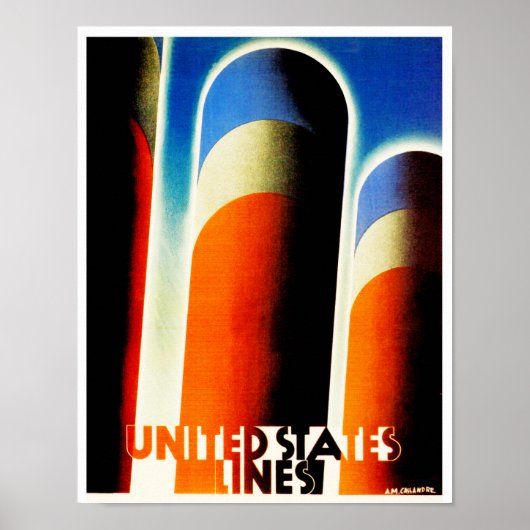Verenigde Staten Poster (Voorkant)
