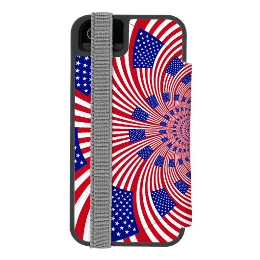 Verenigde Staten, prachtig , uniek uitzonderlijk Incipio iPhone Portemonnee Hoesje (Agenda Achterkant)