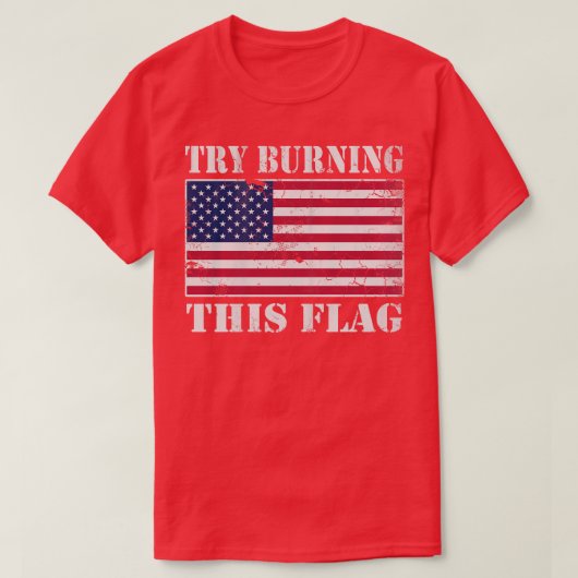 Verenigde Staten proberen deze Amerikaanse vlag te T-shirt (Design voorkant)