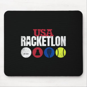 Verenigde Staten Racketlon - Tafeltennis Badminton Muismat