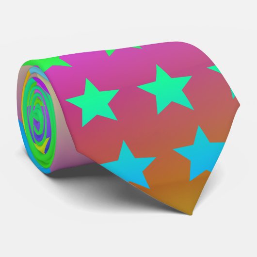 Verenigde Staten Rainbow Flag Stropdas (Opgerold)