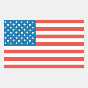 Verenigde Staten Rechthoekige Sticker