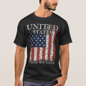 Verenigde Staten Retro Grunge T-shirt (Voorkant)