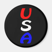 Verenigde Staten Rode, witte & blauwe magneet (Voorkant)