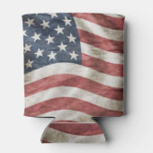 Verenigde Staten Rode, Witte en Blauwe Vlag Blikjeskoeler (Achterkant)