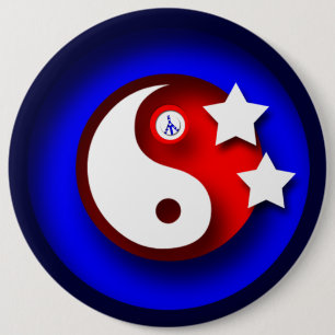 Verenigde Staten Ronde Button 6,0 Cm