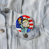 Verenigde Staten Ronde Button 7,6 Cm (In situ)