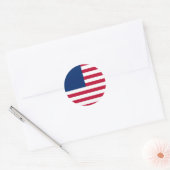Verenigde Staten Ronde Sticker (Envelop)