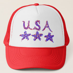 Verenigde Staten Rood Wit Blauw Sterren Patriottis Trucker Pet