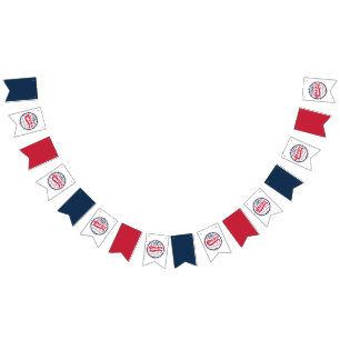 Verenigde Staten Rood Wit en Blauw 250e verjaardag Vlaggetjes