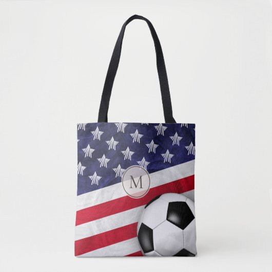 Verenigde Staten rood wit en blauw Amerikaanse vla Tote Bag (Voorkant)