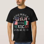 Verenigde Staten samenvoegen met Mexicaanse onderd T-shirt (Voorkant)