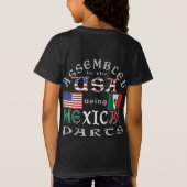 Verenigde Staten samenvoegen met Mexicaanse onderd T-shirt (Achterkant)