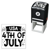 Verenigde Staten Self-Inking Rubber Stamp Zelfinktende Stempel (In situ)