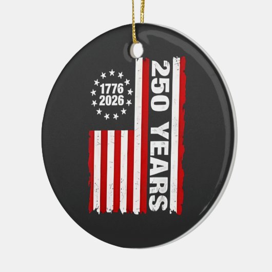  Verenigde Staten Semiquincentennial 250ste Jubile Keramisch Ornament (Links)