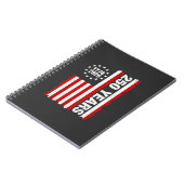  Verenigde Staten Semiquincentennial 250ste Jubile Notitieboek (Linkerzijde)