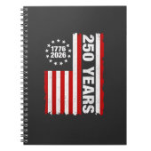  Verenigde Staten Semiquincentennial 250ste Jubile Notitieboek (Voorkant)