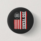  Verenigde Staten Semiquincentennial 250ste Jubile Ronde Button 3,2 Cm (Voorkant)