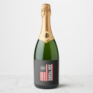 Verenigde Staten Semiquincentennial 250ste Jubile Sparkling Wijnetiket