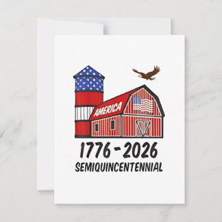 Verenigde Staten Semiquincentennial 250th Jubileum Notitiekaartje