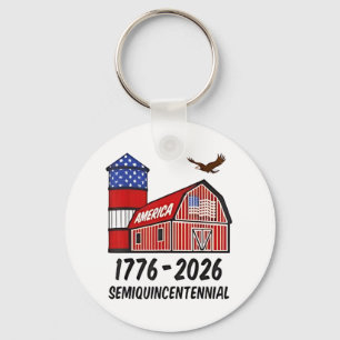 Verenigde Staten Semiquincentennial 250th Jubileum Sleutelhanger