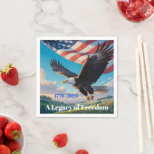 Verenigde Staten Semiquincentennial Standard Cockt Servet (Insitu)