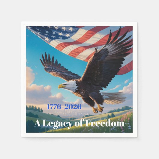 Verenigde Staten Semiquincentennial Standard Cockt Servet (Voorkant)
