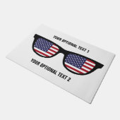 Verenigde Staten Shades aangepaste deurmatten (Schuin)