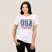 Verenigde Staten sinds 1776 Tri-Blend Shirt (Voorkant volledig)