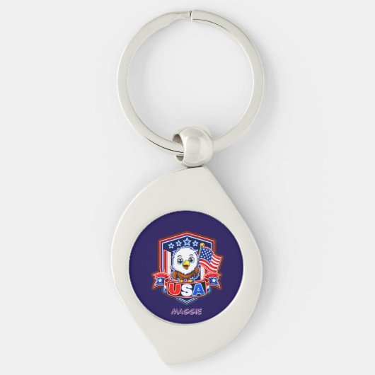 Verenigde Staten Sleutelhanger (Voorkant)