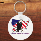 Verenigde Staten Sleutelhanger (Voorkant)