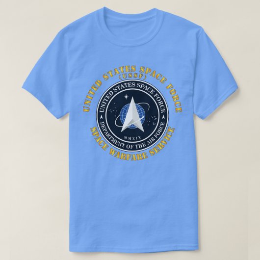 Verenigde Staten Space Warfare SVC T-shirt (Design voorkant)