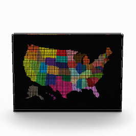 Verenigde Staten Speciale Toeristische Gift Classi Fotoblokken