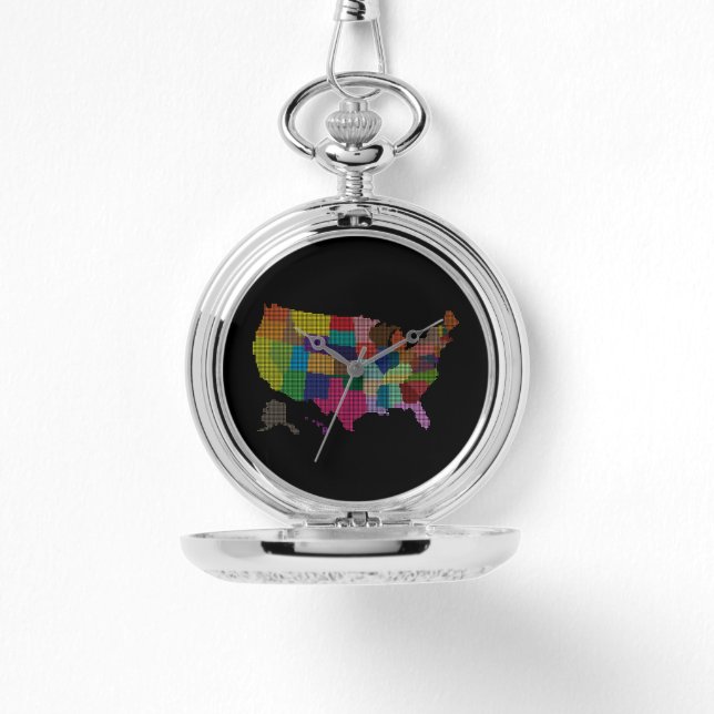 Verenigde Staten Speciale Toeristische Gift Classi Horloge (Voorkant)