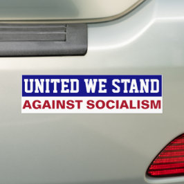 Verenigde Staten staan tegen het socialisme Bumpersticker