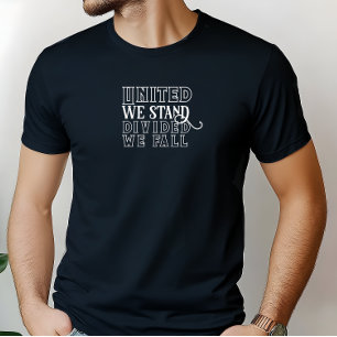 Verenigde Staten staan voor wit motivatie gezegde T-shirt