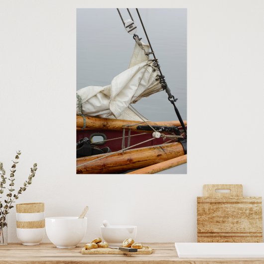 Verenigde Staten, staat Washington, havenstad. Zei Poster (Keuken)