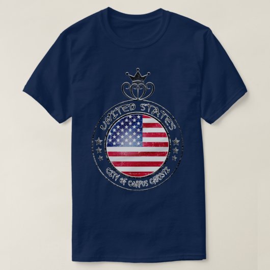 Verenigde Staten Stad Corpus Christi T-shirt (Design voorkant)