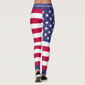 Verenigde Staten Star Spangled Flag Leggings (Achterkant)