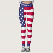 Verenigde Staten Star Spangled Flag Leggings (Voorkant)