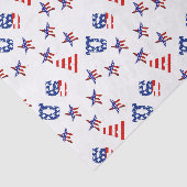 Verenigde Staten Stars and Stripes Tissuepapier (Detail)