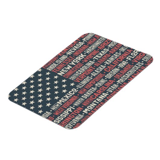 Verenigde Staten |Staten en hoofdsteden Magneet (Linkerzijde)