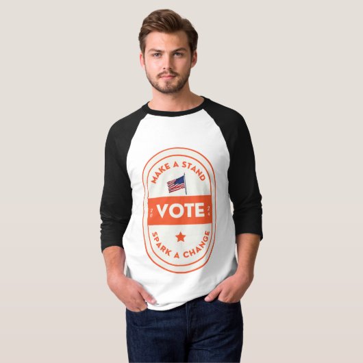 Verenigde Staten Stemming 2024 T-shirt (Voorkant volledig)