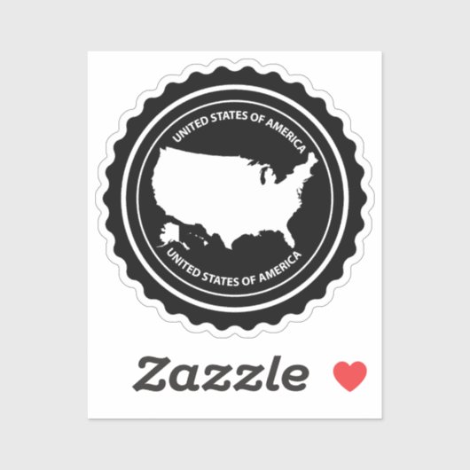 Verenigde Staten Sticker (Vel)