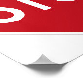 Verenigde Staten stoppen met ondertekenen Poster (Hoek)